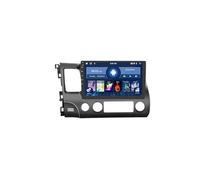 Android 15 2 DIN Radio de Coche 10" Pantalla táctil Estéreo para Honda Civic 2006-2011 con Cámara Trasera/Navegación GPS/WiFi/FM/BT/Mandos Volante/Enlace Espejo/Reproductor Multimedia(X1 2+32G)