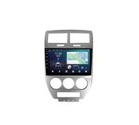 Android 15 2 DIN Radio de Coche 10" Pantalla táctil para Jeep Compass MK Patriot 2006-2010 con Cámara Trasera/GPS/WiFi/FM/BT/Mandos Volante/Carplay/Reproductor Multimedia/Car Stereo(RS50 4+32G)