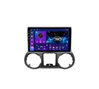 Android 15 2 DIN Radio de Coche 10" Pantalla táctil para Jeep Wrangler 3 JK 2010-2018 con Cámara Trasera/GPS/WiFi/FM/BT/USB/Mandos Volante/Carplay/Reproductor Multimedia/Car Stereo(EP60 6+128G)
