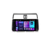 Android 15 2 DIN Radio de Coche 10" Pantalla táctil para Toyota Land Cruiser Prado 150 2018-2020 con Cámara Trasera/GPS/4G WiFi/FM/BT/Mandos Volante/Carplay/Reproductor Multimedia(BS80 8+128G)