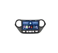 Android 15 2 DIN Radio de Coche 9" Pantalla táctil Estéreo para Hyundai I10 2014-2017 con Cámara Trasera/Navegación GPS/WiFi/FM/Bluetooth/Mandos Volante/Enlace Espejo/Reproductor(X3 6+128G)