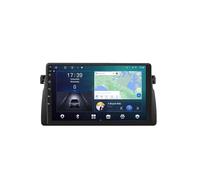 Android 15 2 DIN Radio de Coche 9" Pantalla táctil para BMW 3 Series E46 1998-2005 con Cámara Trasera/GPS/4G WiFi/FM/BT/USB/Mandos Volante/Carplay/Reproductor Multimedia/Car Stereo(RS90 8+256G)