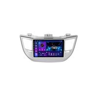 Android 15 2 DIN Radio de Coche 9" Pantalla táctil para Hyundai Tucson 3 2015-2018 con Cámara Trasera/GPS/4G WiFi/FM/BT/USB/Mandos Volante/Carplay/Reproductor Multimedia/Car Stereo(EP70 8+128G)