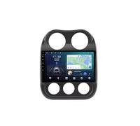 Android 15 2 DIN Radio de Coche 9" Pantalla táctil para Jeep Compass Patriot 2010-2016 con Cámara Trasera/GPS/WiFi/FM/BT/USB/Mandos Volante/Carplay/Reproductor Multimedia/Car Stereo(RS60 4+64G)