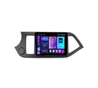 Android 15 2 DIN Radio de Coche 9" Pantalla táctil para Kia PICANTO Morning 2011-2016 con Cámara Trasera/GPS/4G WiFi/FM/BT/Mandos Volante/Carplay/Reproductor Multimedia(BS70 6+128G)