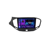 Android 15 2 DIN Radio de Coche 9" Pantalla táctil para Lada Vesta Cross Sport 2015-2019 con Cámara Trasera/GPS/FM/BT/USB/Mandos Volante/Carplay/Reproductor Multimedia/Car Stereo(EP30 4+64G)