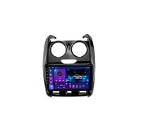 Android 15 2 DIN Radio de Coche 9" Pantalla táctil para Renault Duster 2015-2021 con Cámara Trasera/GPS/4G WiFi/FM/BT/USB/Mandos Volante/Carplay/Reproductor Multimedia/Car Stereo(EP80 8+256G)