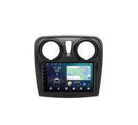 Android 15 2 DIN Radio de Coche 9" Pantalla táctil para Renault Logan 2 2012-2019 con Cámara Trasera/GPS/4G WiFi/FM/BT/USB/Mandos Volante/Carplay/Reproductor Multimedia/Car Stereo(RS20 2+32G)