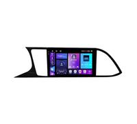 Android 15 2 DIN Radio de Coche 9" Pantalla táctil para Seat Leon 3 MK3 2012-2020 con Cámara Trasera/GPS/4G WiFi/FM/BT/Mandos Volante/Carplay/Reproductor Multimedia(BS50 4+32G)