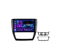 Android 15 2 DIN Radio de Coche 9" Pantalla táctil para VW Sagitar Jetta 6 Bora 2011-2018 con Cámara Trasera/GPS/FM/BT/USB/Mandos Volante/Carplay/Reproductor Multimedia/Car Stereo(EP50 4+64G)