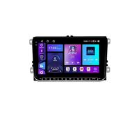 Android 15 2 DIN Radio de Coche 9" Pantalla táctil para VW Volkswagen Golf Polo Skoda con Cámara Trasera/GPS/4G WiFi/FM/BT/Mandos Volante/Carplay/Reproductor Multimedia(BS60 4+64G)