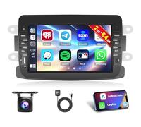 [Android 15 2G+64G] Inefala Autoradio pour Renault Dacia Duster Sandero Logan Dokker, Wireless Carplay Android Auto, 9" Écran Tactile Poste Radio Bluetooth Avec GPS WiFi RDS SWC Caméra de Recul Mic