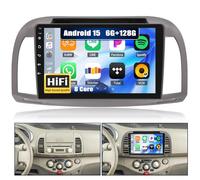 Android 15, 6G+128G 8Núcleos GOHHDL Radio 2Din para Nissan Micra III/March III K12 2002-2010 Carplay Android Auto, Pantalla de 9 Pulgadas con Bluetooth GPS Navi WiFi FM/RDS HiFi EQ DSP SWC Cámar Mic