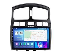 Android 15 9 Pulgadas Coche Radio De Coche GPS Navegación para Hyundai Santa Fe 2006-2015 Pantalla Tactil para Coche Accesorios De Coche Conecta Y Reproduce Car Audio Pla HM609 8 Core 4G+WiFi 6+128GB