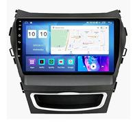 Android 15 9 Pulgadas Coche Radio De Coche GPS Navegación para Hyundai Santa Fe 2012-2017 Pantalla Tactil para Coche Accesorios De Coche Conecta Y Reproduce Car Audio Pla HM609 8 Core 4G+WiFi 6+128GB