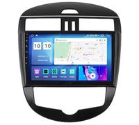 Android 15 9 Pulgadas Coche Radio De Coche GPS Navegación para Nissan TIIDA 2012-2015 Pantalla Tactil para Coche Accesorios De Coche Conecta Y Reproduce Car Audio Player HM608 8 Core 4G+WiFi 4+64GB