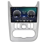 Android 15 9 Pulgadas Coche Radio De Coche GPS Navegación para Renault Logan 1 Sandero 2009-2015 Pantalla Tactil para Coche Accesorios De Coche Conecta Y Reproduce Car Au HM610 8 Core 4G+WiFi 8+128GB