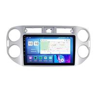 Android 15 9 Pulgadas Coche Radio De Coche GPS Navegación para Volkswagen Tiguan 1 NF 2007-2016 Pantalla Tactil para Coche Accesorios De Coche Conecta Y Reproduce Car Au HM612 8 Core 4G+WiFi 12+256GB