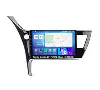 Android 15 Radio Coche 2 DIN para 10''Toyota Corolla 2017-2019, con Enlace Espejo/Navegación GPS/Radio FM Am RDS/BT/Mandos Volante/Reproductor Multimedia,8 Core 4G+WiFi 8G+128G