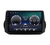 Android 15 Radio Coche Pantalla Táctil 9 Pulgadas para Fiat Fiorino Qubo 2008-2017 Conectar y Usar Navegación GPS Control del Volante 4G WiFi FM Am RDS Enlace Espejo con Blue HM605 4 Core WiFi 4+64GB