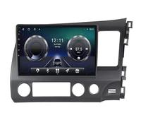 Android 15 Radio Coche Pantalla Táctil 9 Pulgadas para Honda Civic 2004-2011 RHD Conectar y Usar Navegación GPS Control del Volante 4G WiFi FM Am RDS Enlace Espejo con Bluetooth