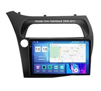 Android 15 Radio Coche Pantalla Táctil 9 Pulgadas para Honda Civic 2006-2011 Conectar y Usar Navegación GPS Control del Volante 4G WiFi FM Am RDS Enlace Espejo con Blueto HM609 8 Core 4G+WiFi 6+128GB