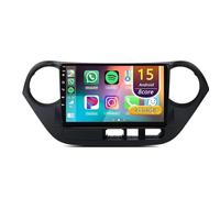 Android 15 Radio Coche,para Hyundai Grand I10 2013-2016 con Wireless Carplay Android Auto, Radio Táctil De 9 Pulgadas con GPS Navi WiFi Bluetooth Cámara SWC(F 8core(8G+256G))