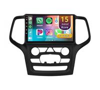 Android 15 Radio Coche,para Jeep Grand Cherokee Limited 2014-2022 con Carplay Android Auto, Radio Táctil De 9 Pulgadas con GPS Navi WiFi Bluetooth Cámara SWC(A1,B 4core(4G+64G))