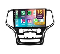 Android 15 Radio Coche,para Jeep Grand Cherokee Limited 2014-2022 con Carplay Android Auto, Radio Táctil De 9 Pulgadas con GPS Navi WiFi Bluetooth Cámara SWC(B1,B 4core(4G+64G))