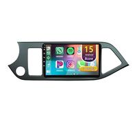 Android 15 Radio Coche,para Kia Morning 2 picanto 2011-2017 con Wireless Carplay Android Auto, Radio Táctil De 9 Pulgadas con GPS Navi WiFi Bluetooth Cámara SWC(A,D 8core(6G+128G))
