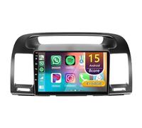 Android 15 Radio Coche,para Toyota Camry 5 VX 30 2001-2006 con Wireless Carplay Android Auto, Radio Táctil De 9 Pulgadas con GPS WiFi Bluetooth Cámara SWC(A 4core (2G+32G))