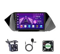 Android 15 Radio de Coche 10 Pulgadas Pantalla Táctil 2 DIN para Hyundai Sonata 2019-2020 con Carplay Inalámbrico Android Auto Bluetooth GPS FM WiFi USB Apoyo Mandos Volante+AHD Cámara(U3(4G+64G))