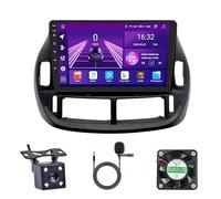 Android 15 Radio de Coche 9 Pulgadas Pantalla Táctil 2 DIN para Toyota Previa Estima 2000-2005 con Carplay Inalámbrico Android Auto Bluetooth GPS FM WiFi USB Apoyo Mandos Volante+AHD Cámara(U4(6G+128G