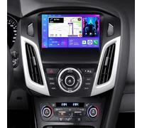 Android 15 Radio de coche para Ford Focus MK3 2011-2014 4 + 64 GB pantalla táctil de 9 pulgadas inalámbrico Apple CarPlay & Android Auto Navegación GPS Bluetooth 5.4 WiFi 6.0 Control del volante