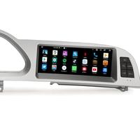 Android 16 Snapdragon 668S Radio Coche Estéreo Bluetooth 5.1 GPS Navegador para Audi A6 2005-2008 Wireless Carplay DSP A2DP WiFi Canbus OEM Radio 8,8" IPS Pantalla táctil 4GB+64GB