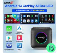 Android 13 TV Box CarlinKit CarPlay Smart Box para Netflix IPTV GPS incorporado Play Store SM6225 LED EAU 4GB 64GB