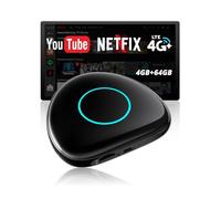 [Android completo | 4G LTE] Adaptador inalámbrico CarPlay, Magic AI Box, compatible con tarjeta Netflix/YouTube/TF, Plug & Play, Drivechat con más de 50 habilidades de IA, soporta CarPlay con cable de