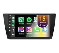 Android Radio estéreo para automóvil para BMW Serie 3 E90 E91 E92 E93 2006-2012 Carplay Android Auto Pantalla táctil HD de 9 Pulgadas estéreo para Coche GPS WiFi Bluetooth (8 núcleos (6+128 GB)).