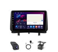 Android Radio Estéreo para Renault Clio 3(2005-2014) Pantalla táctil Radio Coche de 9 Pulgadas navegación GPS Bluetooth GPS Navi FM RDS HiFi WiFi(P1 1+32 GB)