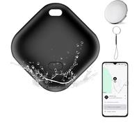 Android Smart Localizador Tracker Tag, Rastreador GPS Android, Compatible con Google Find Hub (Sólo Android), Impermeable, 80dB, Autonomía de 365 días, para Llaves/Carteras/Maletas/Niños