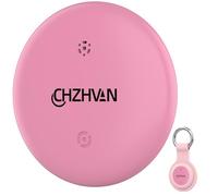 Android Smart Tracker Tag,Google Localizador Funciona con Find Hub App (SÓLO Android),Bluetooth Key Finder para Llaves,Bolsas,Equipaje,Mascotas y Mochila,Impermeable IP67，Batería Reemplazable,1 Rosa