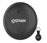 Android Smart Tracker Tag,Google Localizador Funciona con Find Hub App (SÓLO Android),Bluetooth Key Finder para Llaves,Bolsas,Equipaje,Mascotas y Mochila,Impermeable IP67，Batería Reemplazable,1 Negro