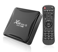 Android TV Box 13.0, Box TV Android 4GB RAM 32GB ROM, RK3528 Quad-Core, Soporte 2.4G/5G Dual WiFi, 100M Ethernet Ultral HD 8K TV Box Android