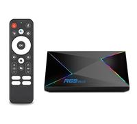 Android TV Box 14.0, 4GB RAM + 32GB ROM Box, CPU Allwinner H728 &GPU Mali G57-MC1 Chipset Android Box, Resolución 4K/8K Soporte 2.4G/5.8G Dual WiFi y Bluetooth 5.0 Smart TV Box 2025