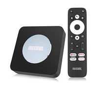 Android TV Box 14.0 KM2 Plus Smart TV Box 2G+16G con Netflix Certificado S905X4-B 4K Streaming Media Player Certificado Asistente de Voz Google Disney + Prime Video WiFi 5 Dual Band LAN BT 5.0