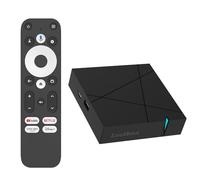 Android TV Box - 4K Ultra HD Streaming Media Player, 4GB RAM, 32GB Memoria Smart TV Box- - Chromecast Built-in - Compatible con la Asistencia Vocal Google - Dolby Atmos & Dolby Vision - WiFi 6, Negro