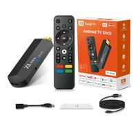 Android TV Stick 4K 16GB WiFi5 2.4G/5.8Ghz BT5.0 Control de Voz Smart TV Stick Home Player (Z1)