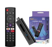 Android TV Stick 4K 2GB 16GB ROM H313 Quad-Core 64bit WiFi5 Dual 2.4G/5G WiFi HDR10+ HD Smart TV Stick Box