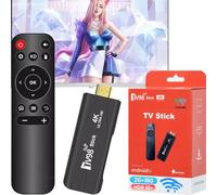 Android TV Stick 4K 2GB RAM 16GB ROM H313 Quad-Core 64bit WiFi5 Dual 2.4G/5G WiFi HDR10+ HD Smart TV Stick Box (TV1)