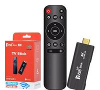 Android TV Stick 4K 2GB RAM 16GB ROM H313 Quad-Core 64bit WiFi5 Dual 2.4G/5G WiFi HDR10+ HD Smart TV Stick Box (H 2+16)
